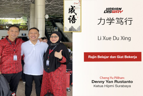 Cheng Yu Pilihan Ketua Hipmi Surabaya Denny Yan Rustanto: Li Xue Du Xing