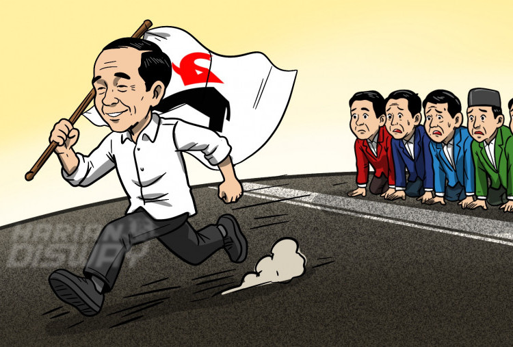 Jokowi Curi Start