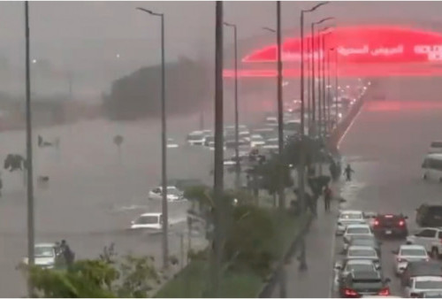 Innalilahi! Banjir Bandang Terjang Jeddah, 2 Orang Dilaporkan Meninggal Dunia