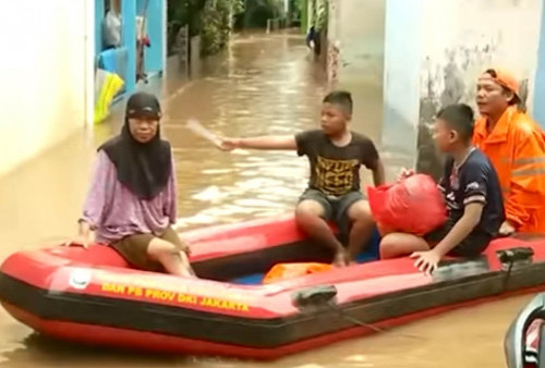 Banjir Jakarta, 177 Jiwa Terdampak 3 Tewas