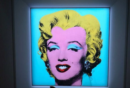 Lukisan Marilyn Monroe Tahun 1964 Terjual Dengan Harga 195 juta Euro di Balai Lelang Christie