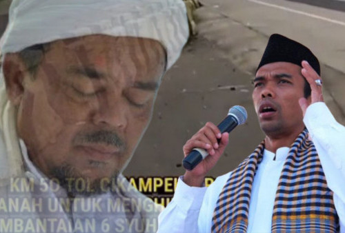 Doa Habib Rizieq Shihab Terkait KM 50 yang Kini Rata dengan Tanah, Ustaz Abdul Somad: Berbisiklah Pada Bumi
