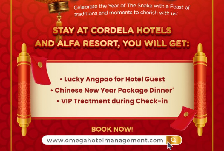 Omega Hotel Management Meriahkan Perayaan Tahun Baru Imlek dengan Paket Spesial dan Hadiah Angpao