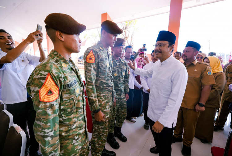 Gus Ipul Tinjau Taruna Bhakti Nusantara di Sekolah Rakyat Gresik