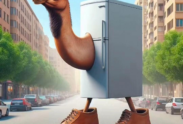 Frigo Camelo Si Unta Lemari Es dari Napoli, Tren Italian Brainrot