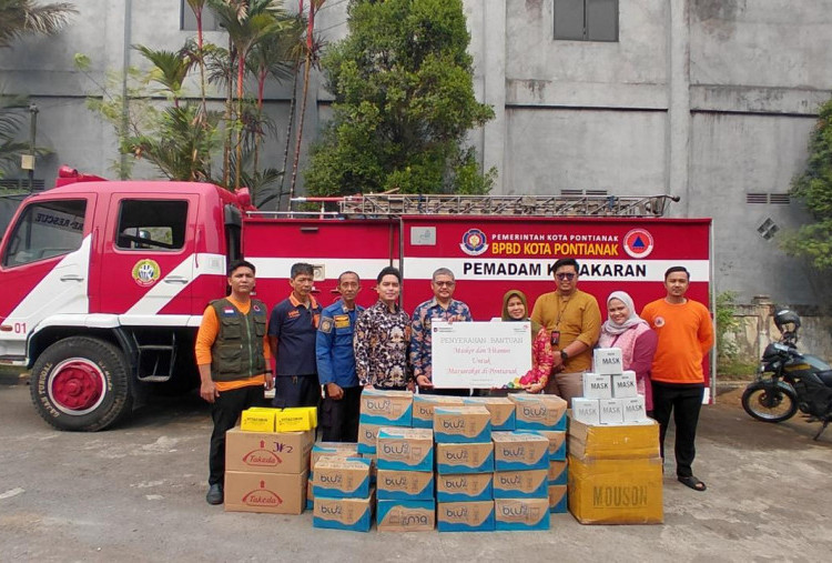 TelkomGroup Salurkan Bantuan Kesehatan bagi Masyarakat Terdampak Karhutla di Kalimantan 