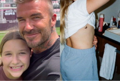 Heboh Anak David Beckham Usia 12 Tahun Pamer Tato, Unggahan Serasinya dengan Nicola Peltz Panen Komentar 
