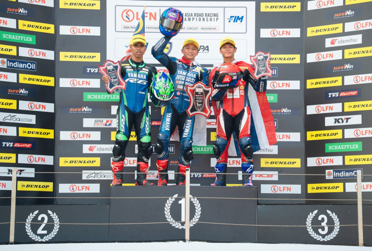Wahyu Nugroho Menangi Race 1 SS600 di ARRC 2026 Mandalika: Saya Persembahkan Untuk Indonesia!