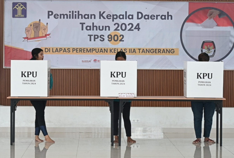 Melihat Coblosan Pilkada 2024 di Lapas Perempuan Kelas IIA Tangerang