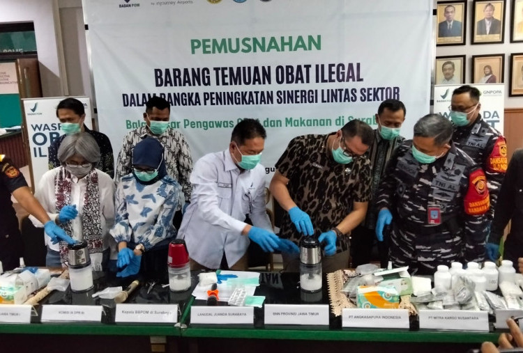Jaringan Obat Ilegal Lintas Provinsi Dibongkar, BPOM Musnahkan Puluhan Ribu Trihexyphenidyl dan Tramadol 