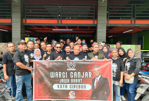 Relawan Wargi Ganjar di Kota Cirebon Deklarasikan Dukungan