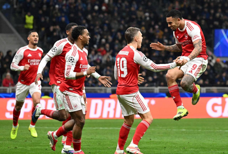 Inter Milan vs Arsenal 1-3, The Gunners Kunci Tiket 16 Besar Liga Champions