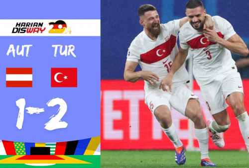 Austria vs Turkiye 1-2: Balas Dendam Manis Bawa Arda Guler dkk ke Perempat Final Euro 2024
