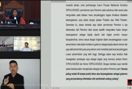 Alasan Berbeda Hakim MK Enny Nurbaningsih Soal Syarat Pengalaman Kepala Daerah