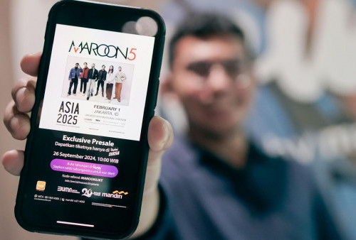 S.I.N Harus Tau! Tiket Pre-Sale Maroon 5 Jakarta Dijual 26 September 2024, Eksklusif di Livin’ Sukha