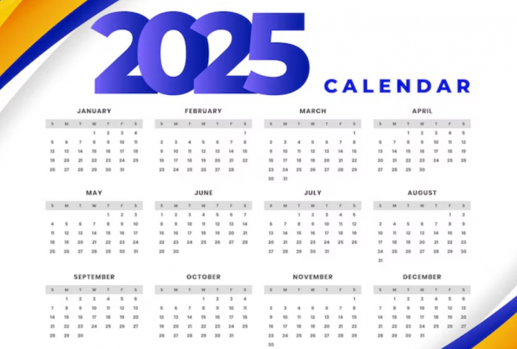 Kalender Januari 2025 Lengkap dengan Pasaran Jawa dan Tanggal Merah