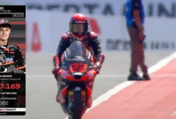 David Almansa Rajai Sesi Practice Moto3 Mandalika, Veda Ega Kunci Tiket Q2