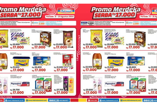 Katalog Promo Indomaret Hari ini 8 Agustus 2024, Spesial HUT RI Aneka Produk Serba Rp17.000