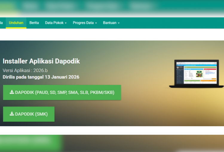 Cara Download Aplikasi Dapodik 2026.b Terbaru Resmi Kemendikdasmen, Jangan sampai Salah!
