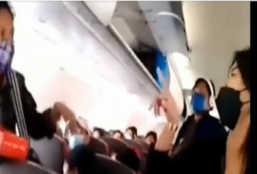 Wanita Cantik Viral Diduga karena Tak Mau Antre saat Keluar dari Pesawat, Ditegur Malah Marah