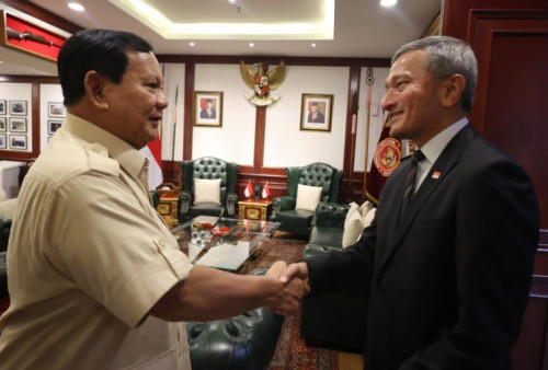 Terima Kunjungan Menlu Singapura, Prabowo Komitmen Tingkatkan Penguatan Pertahanan Kedua Negara