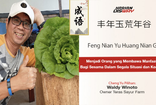 Cheng Yu Pilihan Owner Teras Sayur Farm Waldy Winoto: Feng Nian Yu Huang Nian Gu