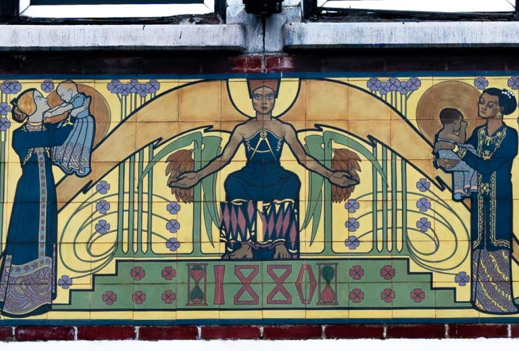 Apresiasi H. P. Berlage, Angeline Basuki & Tim Lacak Warna Asli Gedung Singa 