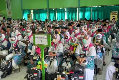 Kloter Pertama Jamaah Haji  dari Tuban Tiba di Surabaya