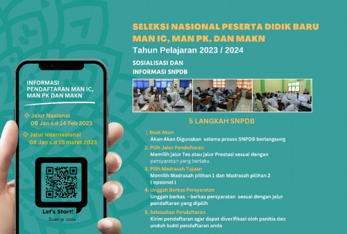 Kemenag RI Buka Pendaftaran SNPDB Untuk Madrasah Aliyah Tahun Ajaran 2023/2024