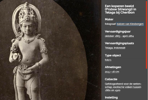 Ternyata di Museum Belanda Ada Foto Arca Prabu Siliwangi yang Disebut Berasal dari Talaga Majalengka