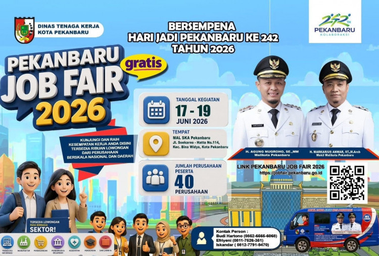 Sambut HUT ke-242, Pekanbaru Job Fair 2026 Sediakan Ribuan Lowongan di Mal SKA