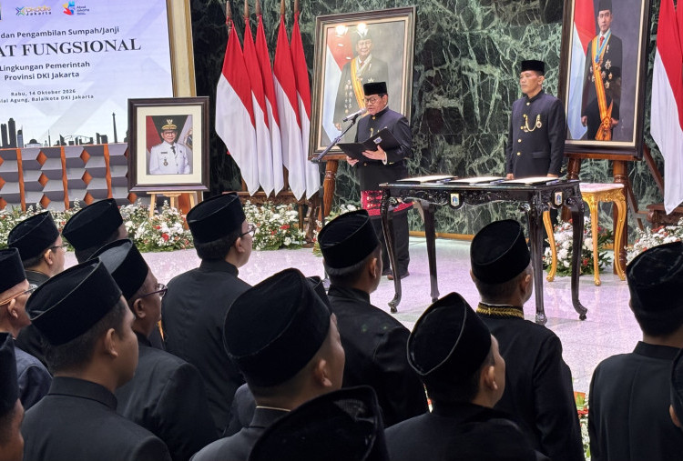 Pramono Lantik 368 Pejabat DKI, Ungkap Capaian Pendidikan dan IPM Jakarta