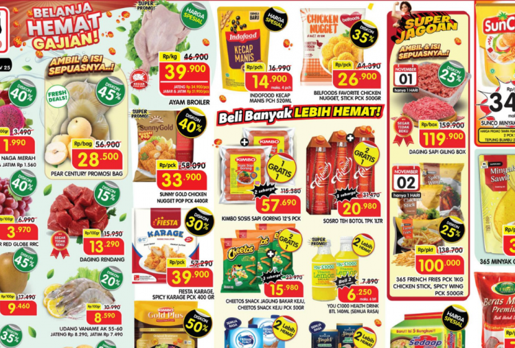 Promo JSM Superindo Terbaru 31 Oktober-2 November 2025, Gajian Hemat Minyak Goreng 2L Rp34 Ribuan