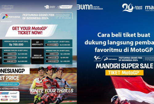 Link dan Cara Beli Tiket MotoGP Mandalika 2024 Lengkap Harganya, Cek di Sini