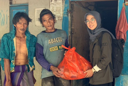 Komunitas Jurnalis Peduli di Kabupaten Tangerang Sambangi Warga Kurang Mampu
