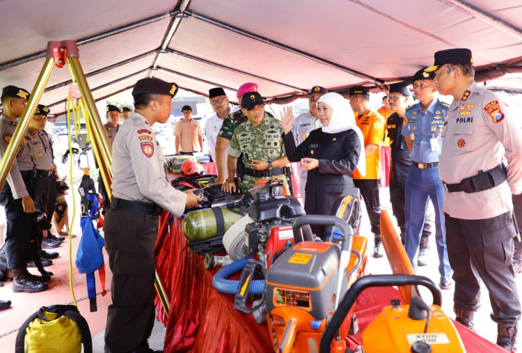 Jelang Puncak Musim Hujan, Gubernur dan Kapolda Jatim Teguhkan Tanggap Bencana