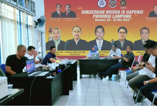 Dua Kandidat Bersaing Jadi Ketua Umum BPD Gapensi Lampung 