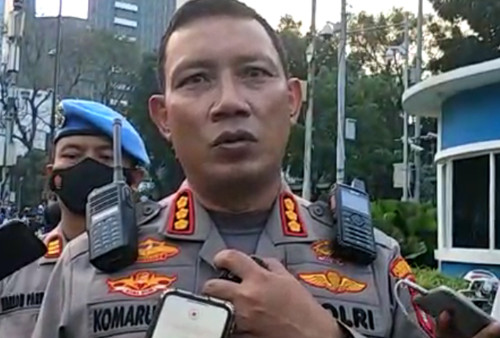 Sejumlah Orang Diamakan Kepolisian Dalam Aksi Demo Penolakan BBM Jakarta Pusat