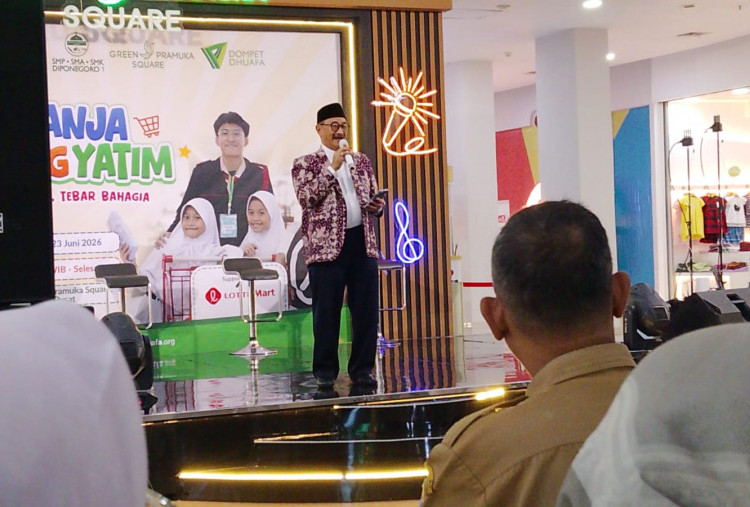 Tebar Kepedulian, 120 Anak Yatim Diajak Belanja Gratis oleh Sekolah Diponegoro 1 dan Dompet Dhuafa