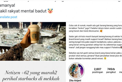Komandan Julid FiSabilillah Ikut Cecar Anak Zulkifli Hasan Posting Starbucks di Mekkah: Wakil Rakyat Mental Badut