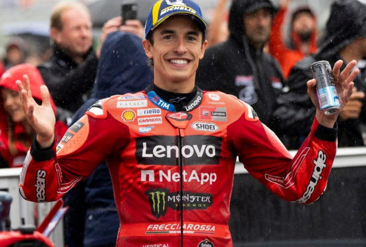 MotoGP Jerman 2025: Marc Marquez Kunci Pole ke-8 di Sachsenring, Hujan Tak Jadi Halangan