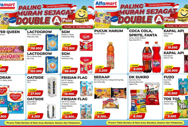 Promo JSM Alfamart Terbaru 20-23 Agustus 2026, Cokelat Silverqueen Cuma Rp13 Ribuan