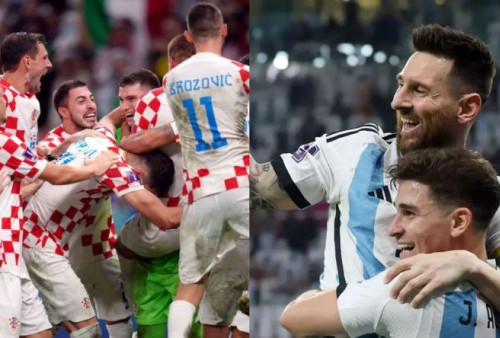Live Streaming Argentina Vs Kroasia Semifinal Piala Dunia Qatar 2022, Klik Linknya di Sini