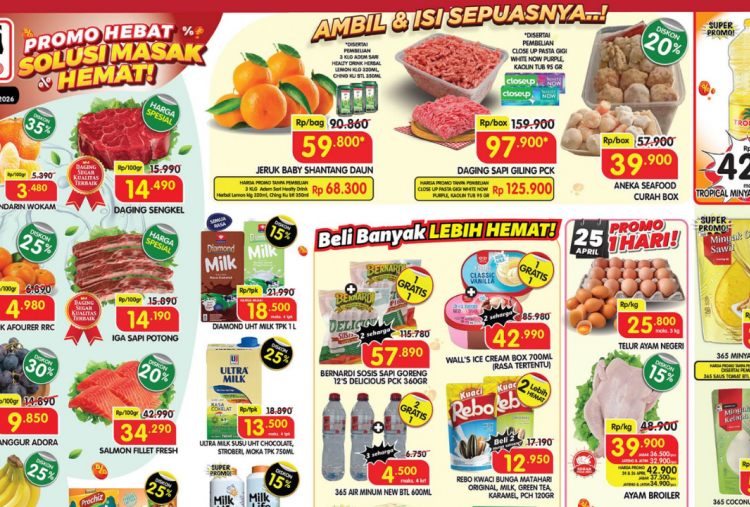 Promo JSM Superindo Terbaru 24-26 April 2026, Gajian Ambil Daging Sapi Giling Sepuasnya Rp97 Ribuan