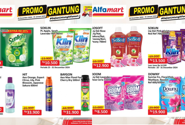 Promo Alfamart Hari Ini Terbaru 29 Desember 2024 Spesial Akhir Tahun, Sabun Cuci Piring Cuma Rp12 Ribuan