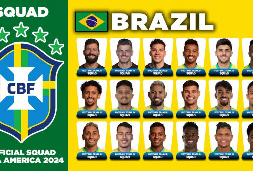 Daftar Skuad Brasil untuk Copa America 2024, Empat Bintang Liga Inggris Tak Dipanggil Dorival Junior