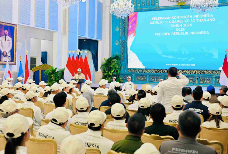 Lepas Kontingen Atlet SEA Games 2025, Prabowo: Kumandangkan Indonesia Raya di Hadapan Bangsa Lain