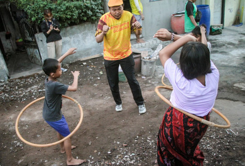 Kiprah Mustofa Sam, Bentuk Karakter Anak Bangsa dengan Permainan Tradisional