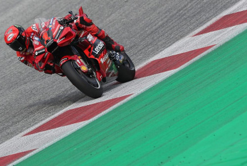 Hasil MotoGP Austria 2023: Francesco Bagnaia Menang Sprint Race dan Rebut Pole Position