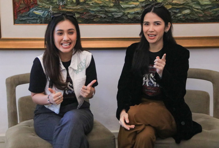Dinda Kanya Dewi dan Zulfa Maharani Paparkan Film Horor Dasim saat Media Visit di Kantor Harian Disway